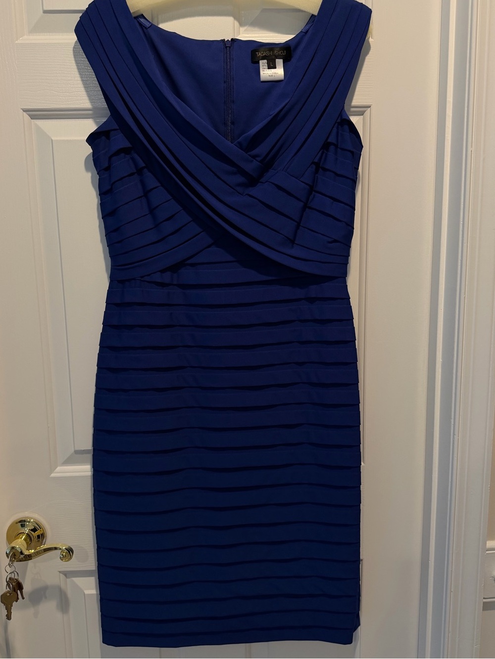 Tadashi Shoji dress size Large in blue